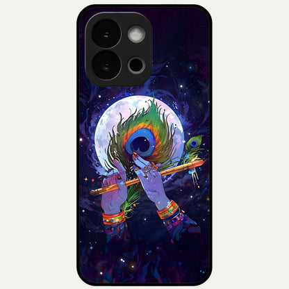  Krishna Hands Art Glass Case For OnePlus 13S back cover – full design glossy printed glass finish