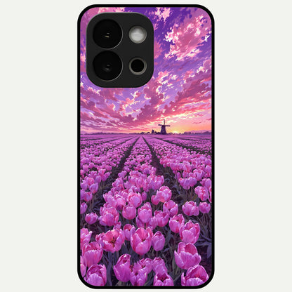  Lavender Dream Skies Glass Case For OnePlus 13S back cover – full design glossy printed glass finish