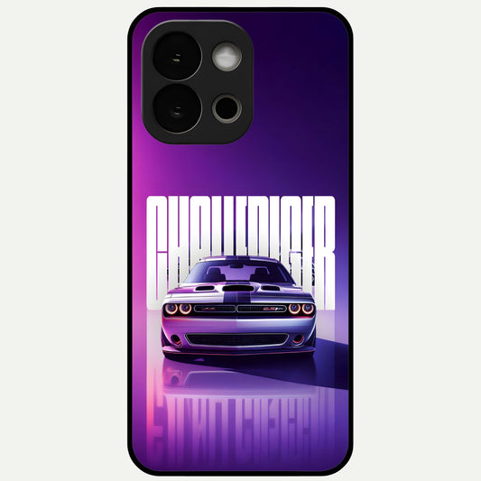  Midnight Muscle Ride Glass Case For OnePlus 13S back cover – full design glossy printed glass finish