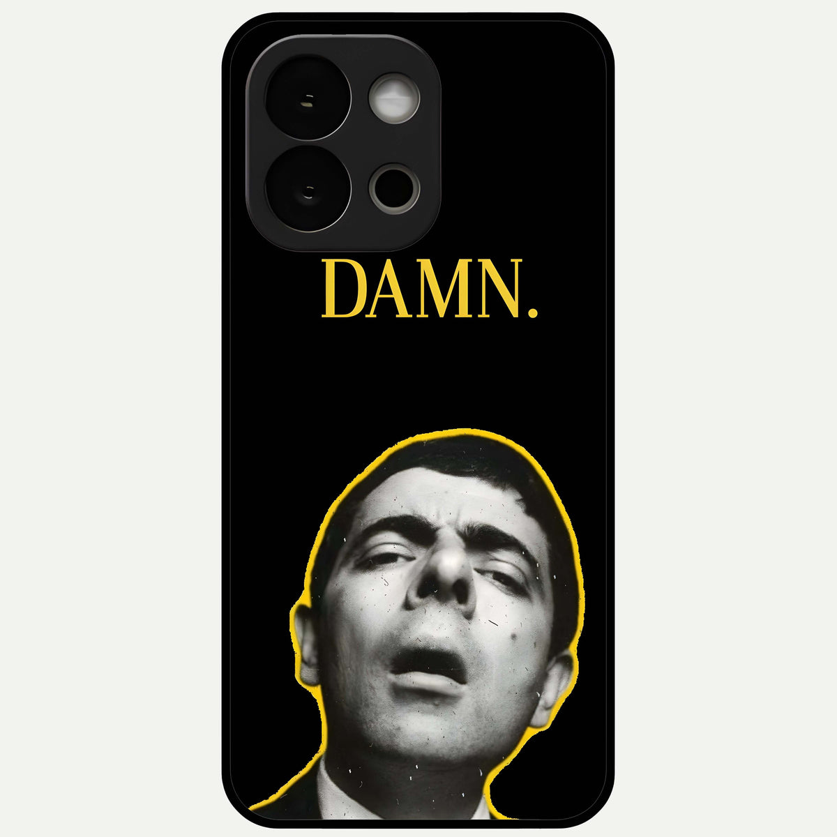  Mr Bean Damn Glass Case For OnePlus 13S back cover – full design glossy printed glass finish