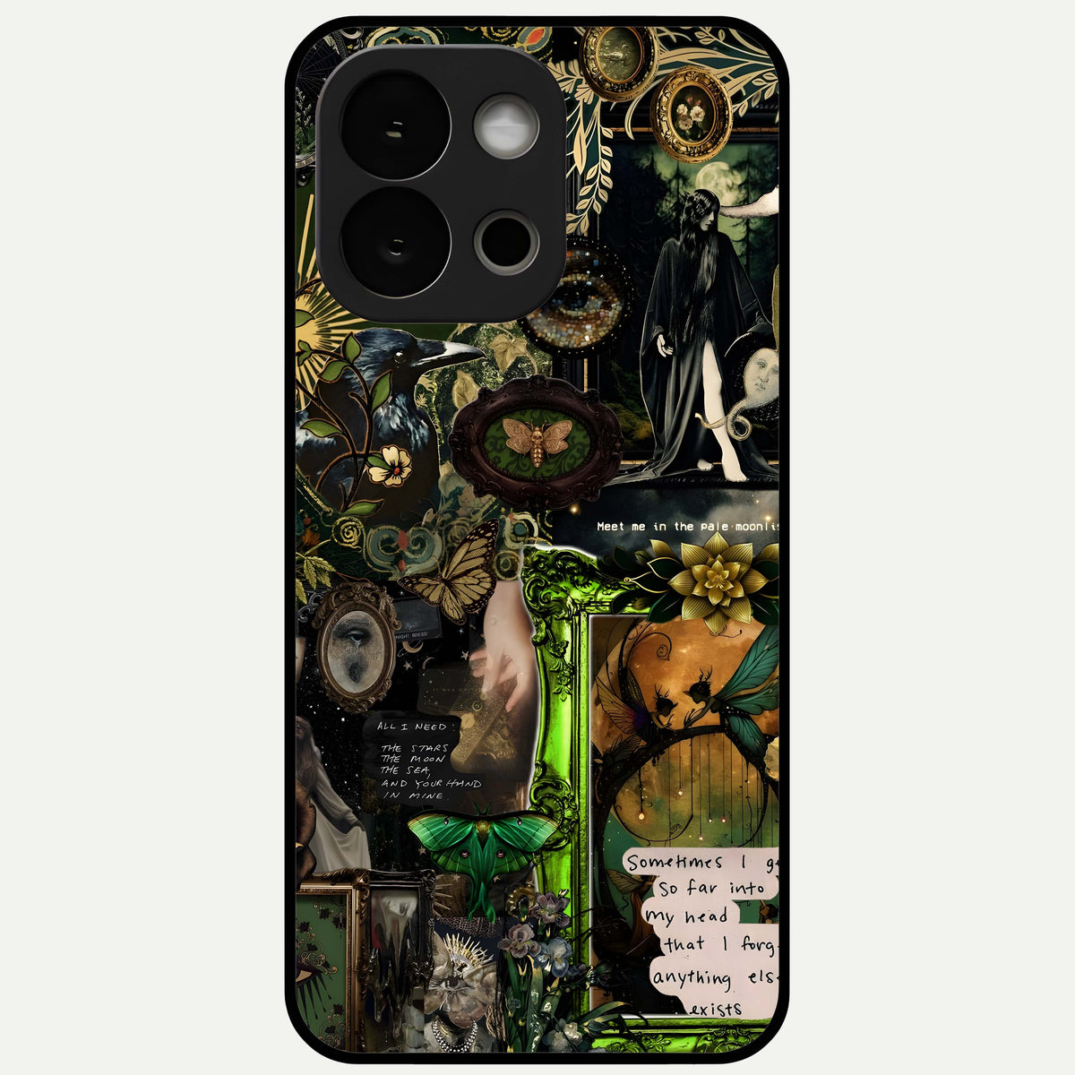  Mystic Woods Secret Glass Case For OnePlus 13S back cover – full design glossy printed glass finish
