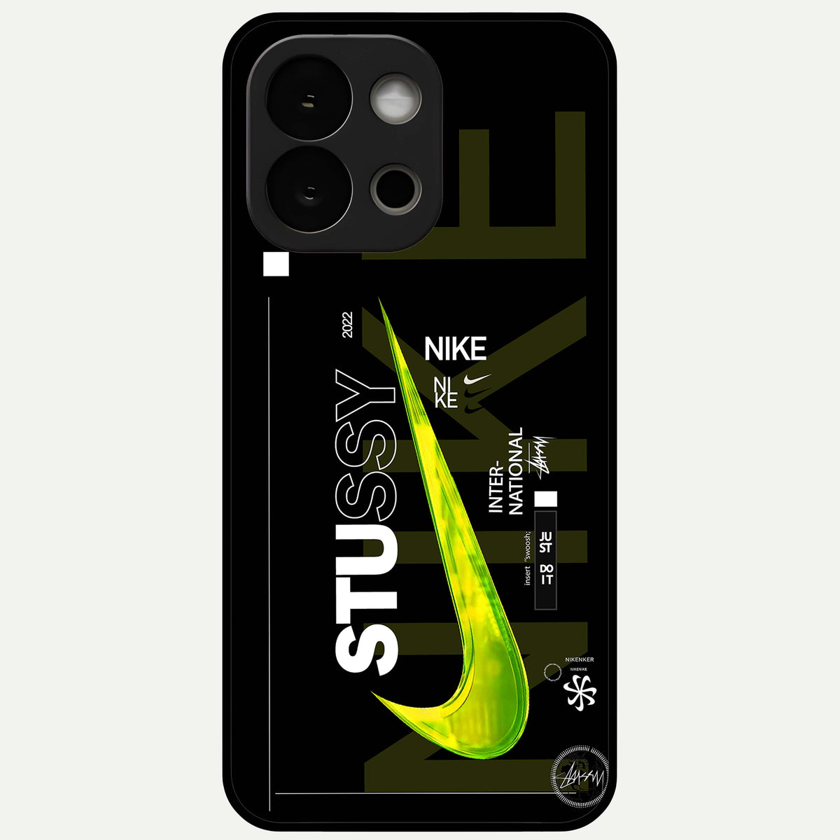  Neon Street Edition Glass Case For OnePlus 13S back cover – full design glossy printed glass finish