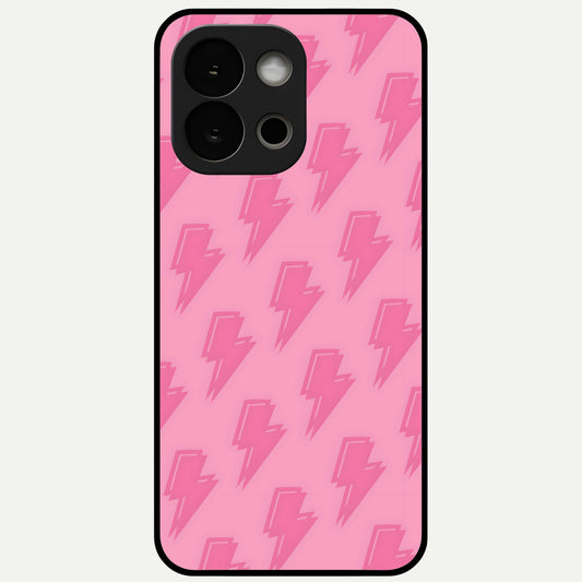  Pink Moo Magic Glass Case For OnePlus 13S back cover – full design glossy printed glass finish