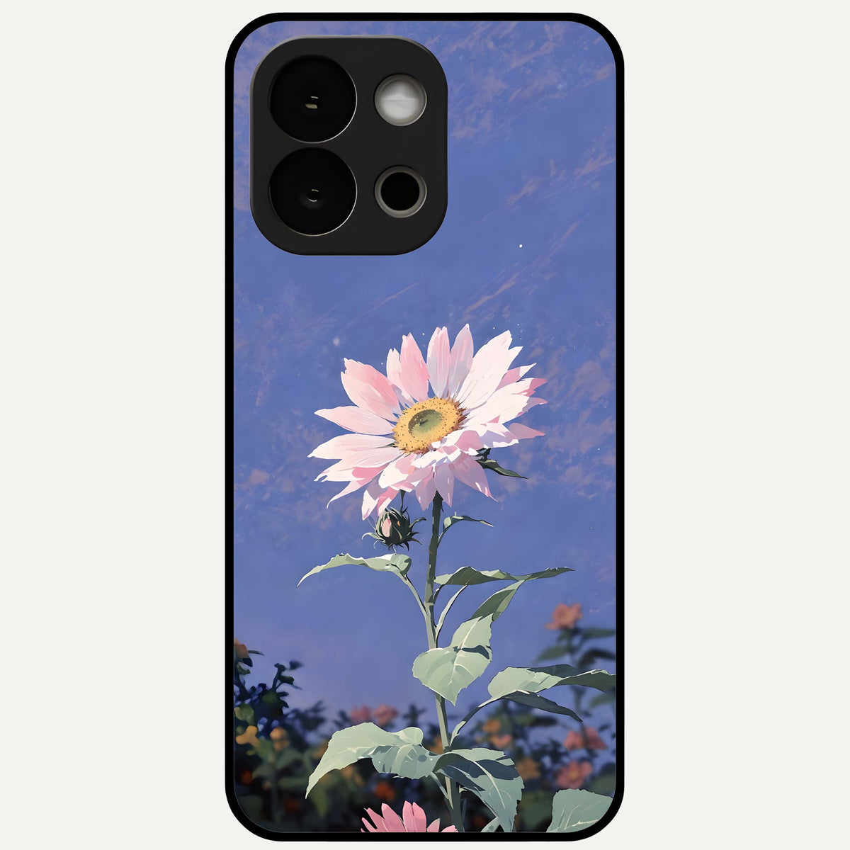  Pink Shells Outline Glass Case For OnePlus 13S back cover – full design glossy printed glass finish