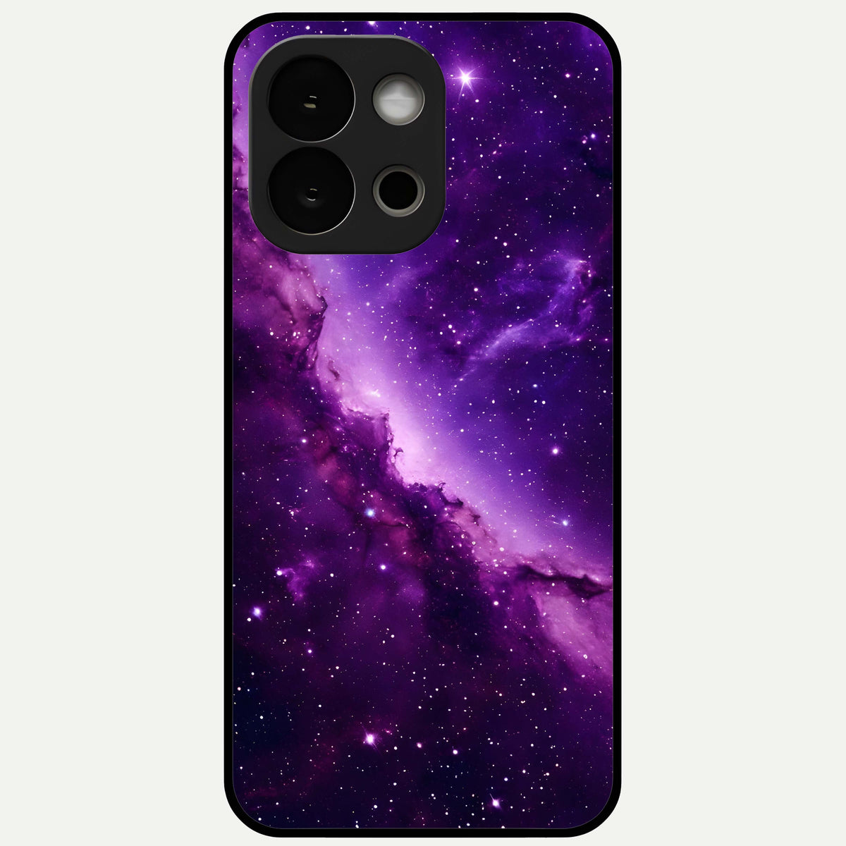  Purple Shade Sky Glass Case For OnePlus 13S back cover – full design glossy printed glass finish
