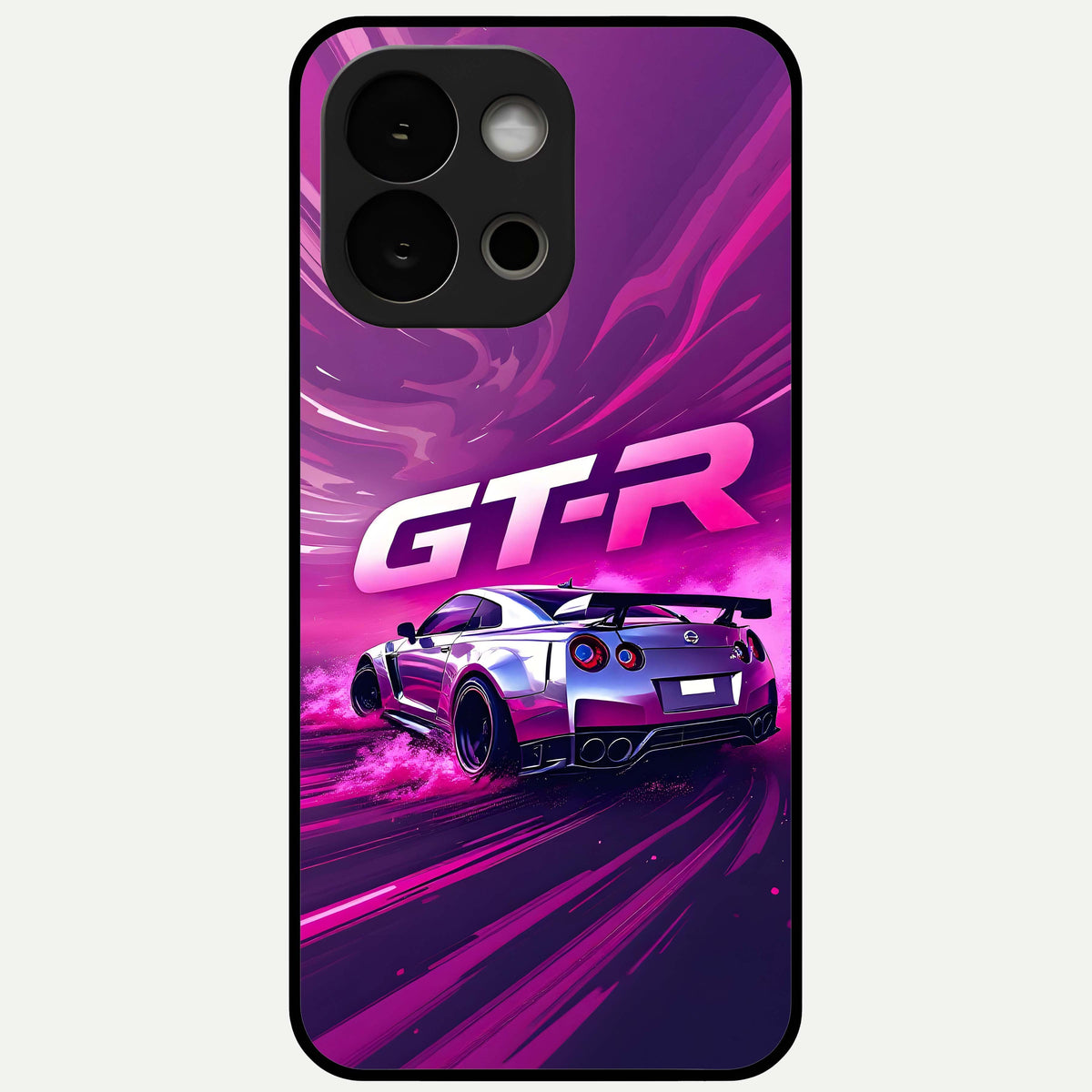  Speed Drift Legend Glass Case For OnePlus 13S back cover – full design glossy printed glass finish