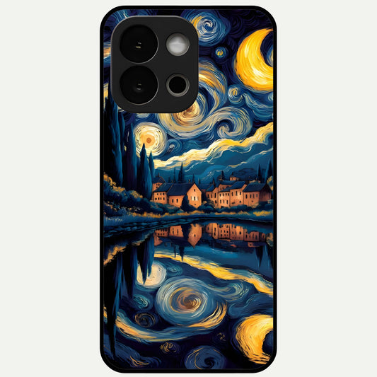  Starry Sky Serenity Glass Case For OnePlus 13S back cover – full design glossy printed glass finish
