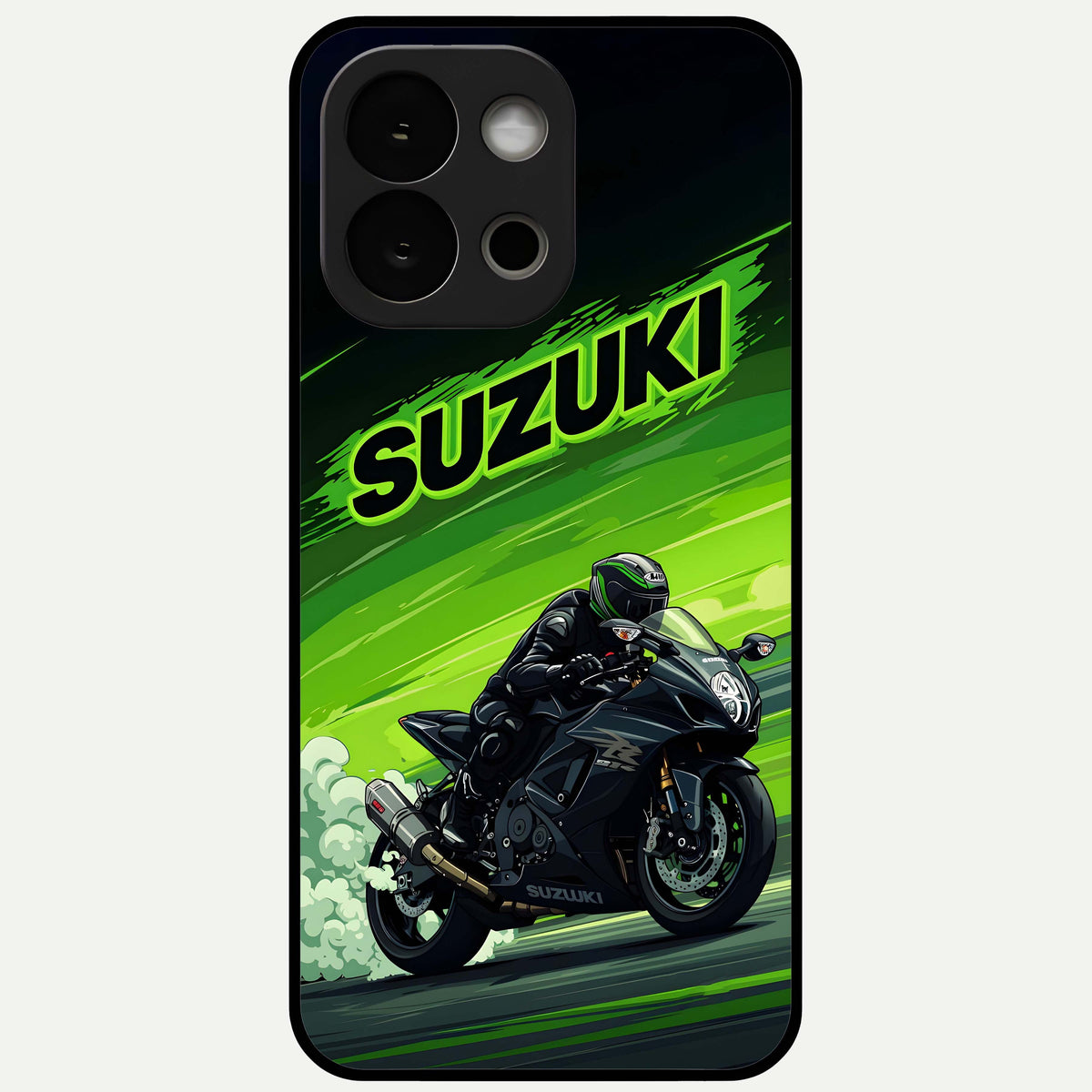  Suzuki Speed Beast Glass Case For OnePlus 13S back cover – full design glossy printed glass finish