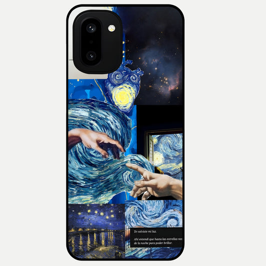  Aesthetic Vando Hands Glass Case For Oneplus 15R back cover – full design glossy printed glass finish