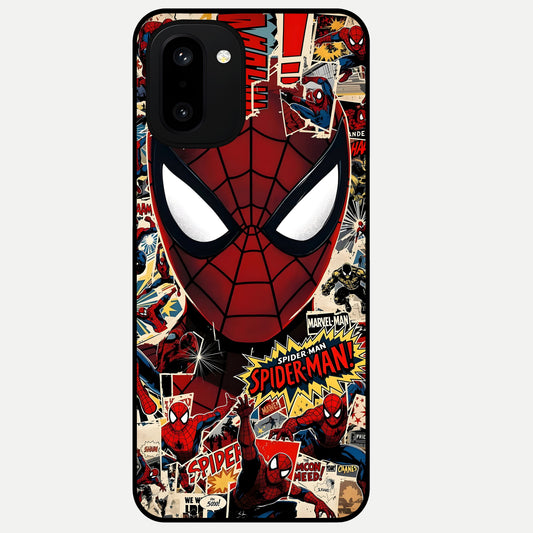  Aesthetic Wonder Spider Glass Case For Oneplus 15R back cover – full design glossy printed glass finish