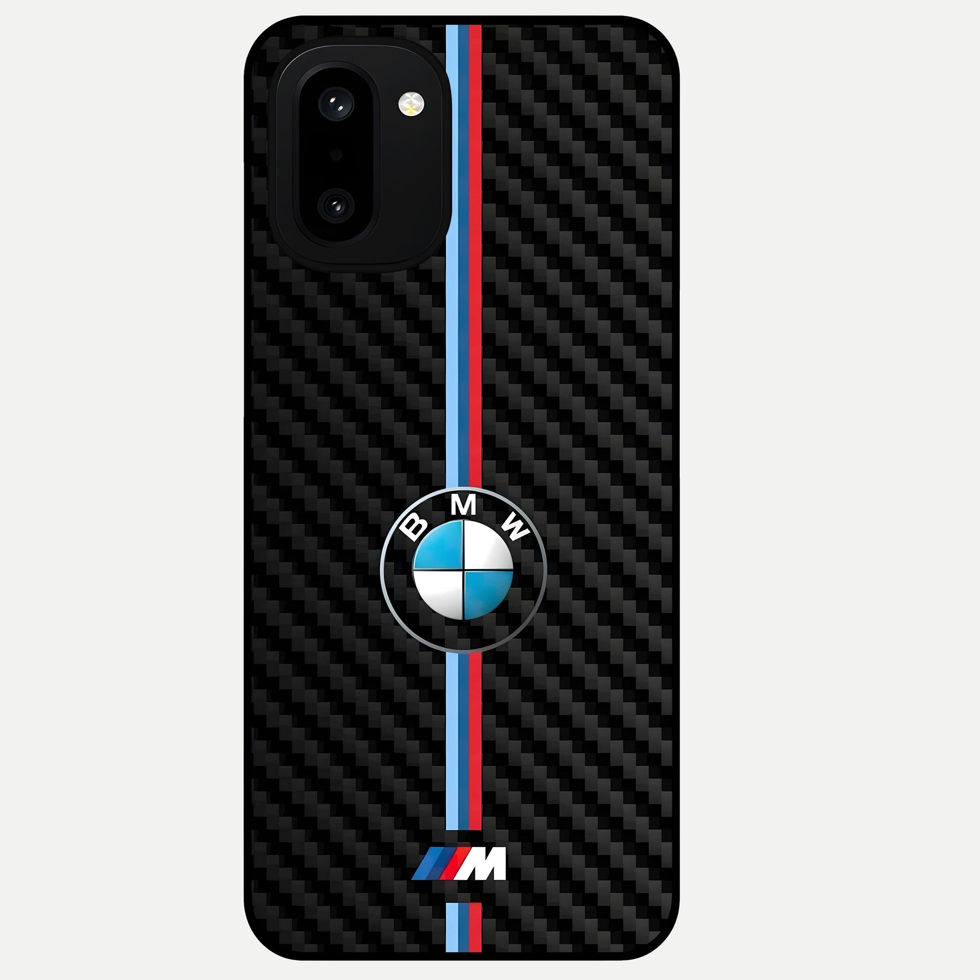  BMW Pattern Glass Case For Oneplus 15R back cover – full design glossy printed glass finish