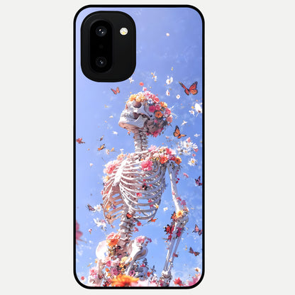  Bloom Beyond Bones Glass Case For Oneplus 15R back cover – full design glossy printed glass finish