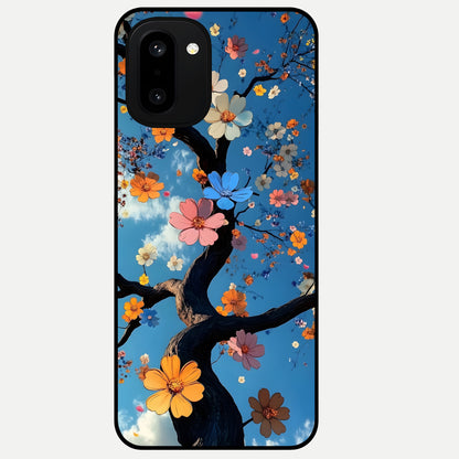  Blossom Dream Sky Glass Case For Oneplus 15R back cover – full design glossy printed glass finish