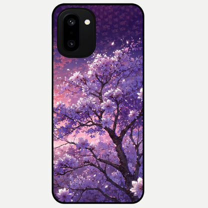  Blossom Tree Glass Case For Oneplus 15R back cover – full design glossy printed glass finish