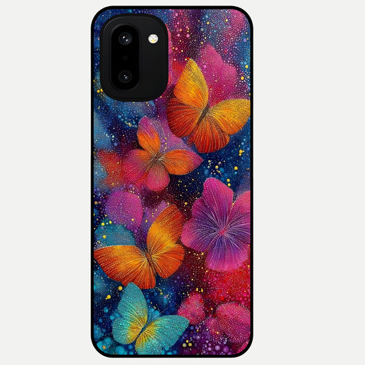  Butterfly Dream Mist Glass Case For Oneplus 15R back cover – full design glossy printed glass finish