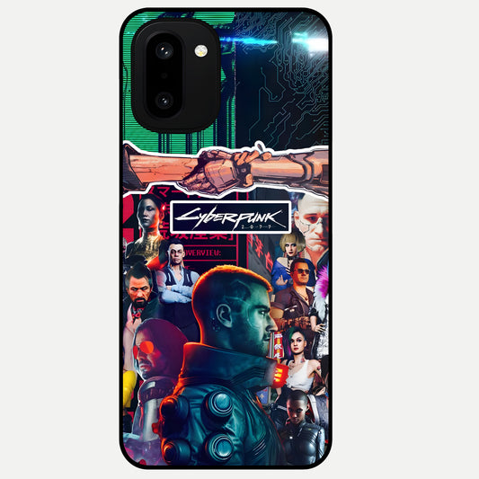  CYBERPUNK Legacy Glass Case For Oneplus 15R back cover – full design glossy printed glass finish