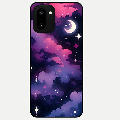  Celestial Moon Magic Glass Case For Oneplus 15R back cover – full design glossy printed glass finish