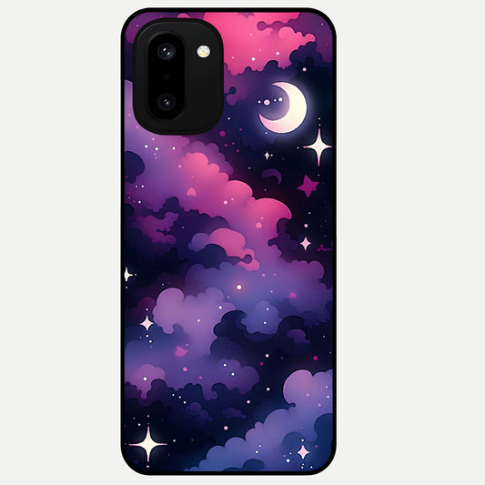  Celestial Moon Magic Glass Case For Oneplus 15R back cover – full design glossy printed glass finish