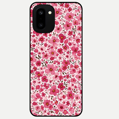  Cherry Blossom Charm Glass Case For Oneplus 15R back cover – full design glossy printed glass finish