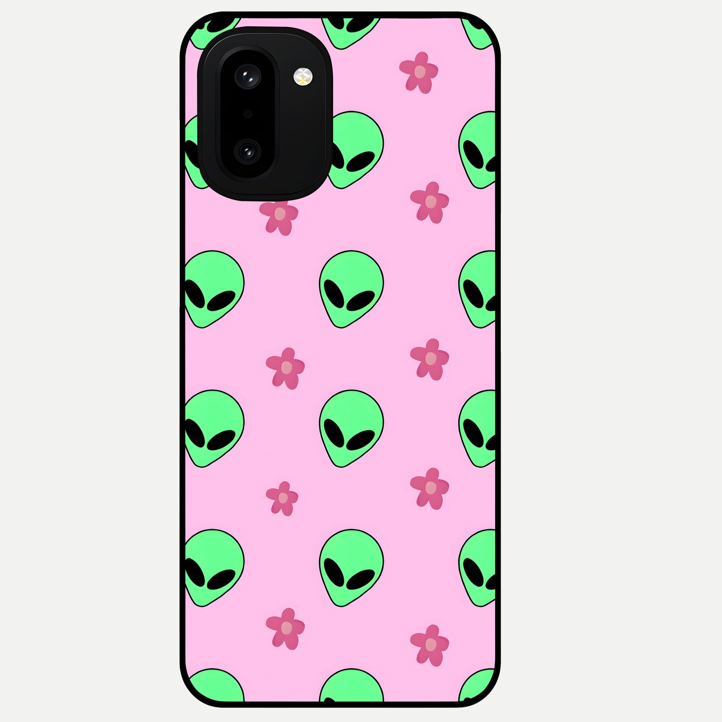  Cosmic Cute Crush Glass Case For Oneplus 15R back cover – full design glossy printed glass finish