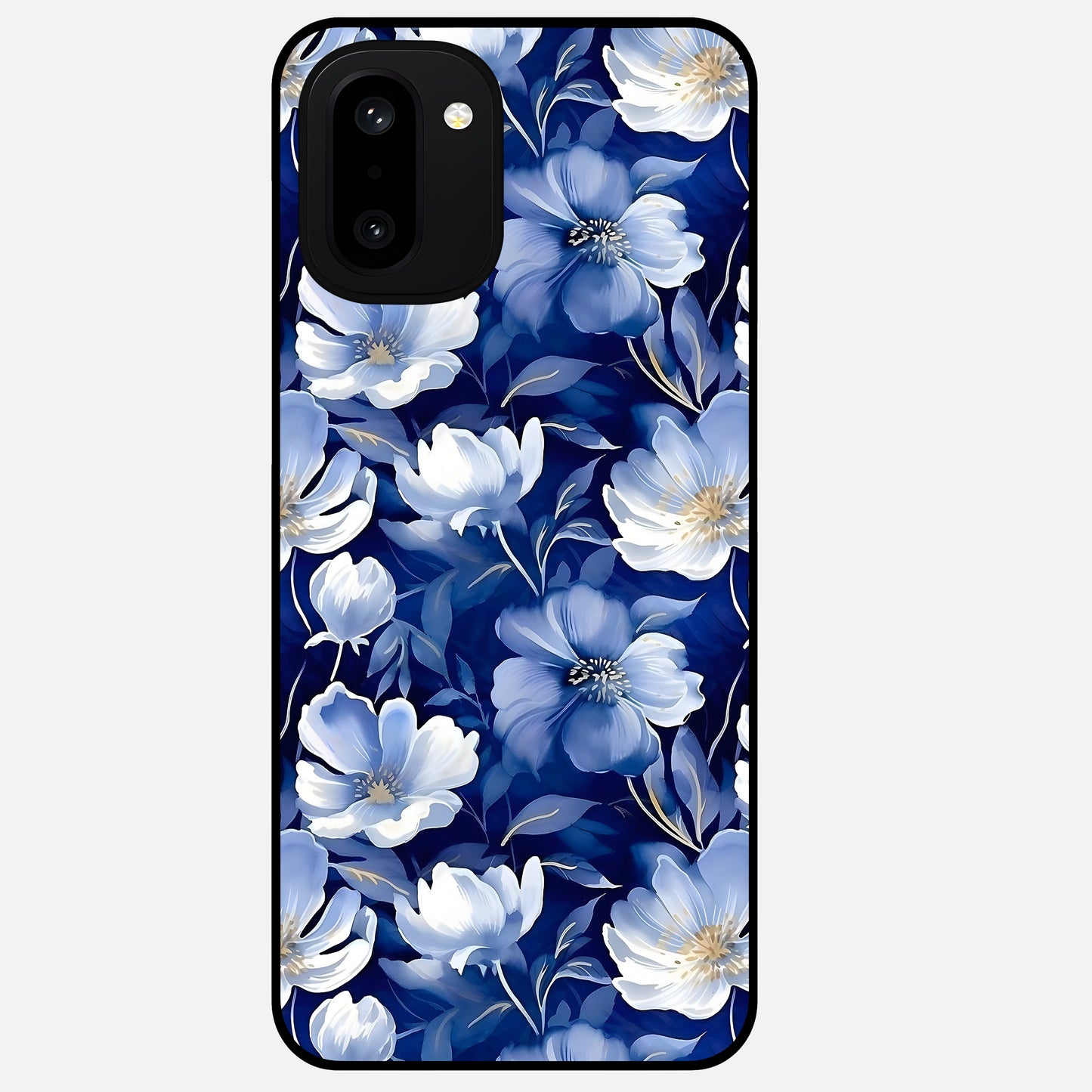  Cute Floral Patterns Glass Case For Oneplus 15R back cover – full design glossy printed glass finish
