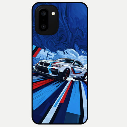  Drift Power Rush Glass Case For Oneplus 15R back cover – full design glossy printed glass finish