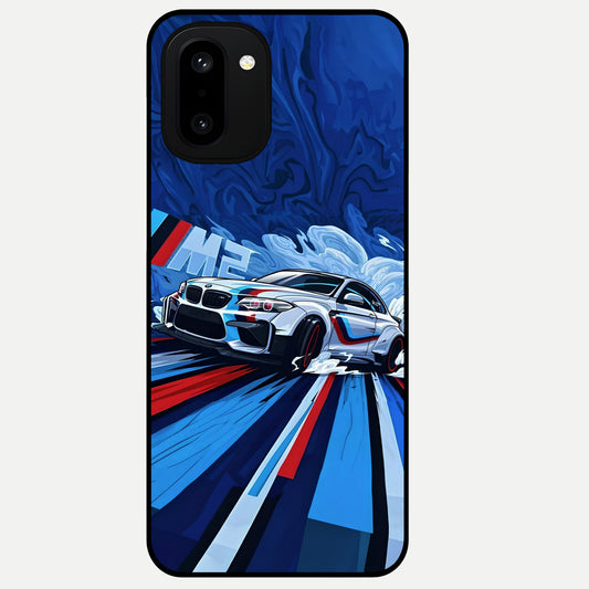  Drift Power Rush Glass Case For Oneplus 15R back cover – full design glossy printed glass finish
