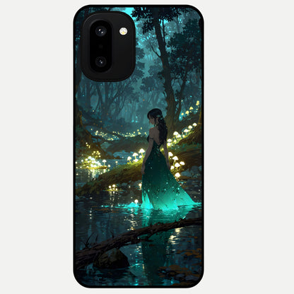  Enchanted Forest Glow Glass Case For Oneplus 15R back cover – full design glossy printed glass finish