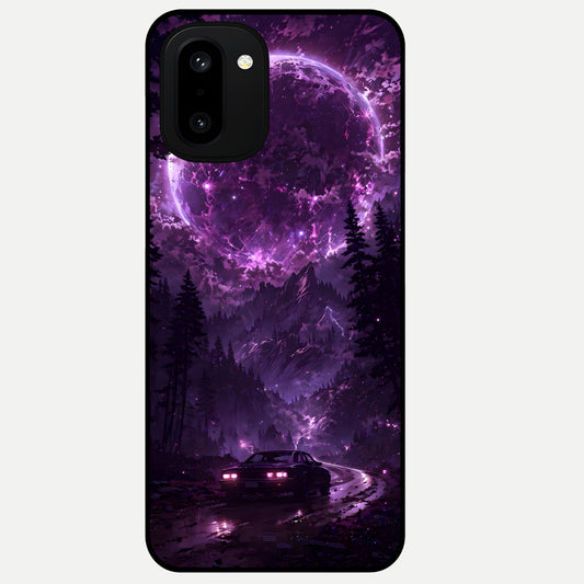  Eternal Cosmic Drive Glass Case For Oneplus 15R back cover – full design glossy printed glass finish
