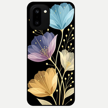  Flower Bloom Glow Glass Case For Oneplus 15R back cover – full design glossy printed glass finish