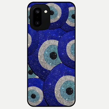  Galaxy Eye Flow Glass Case For Oneplus 15R back cover – full design glossy printed glass finish