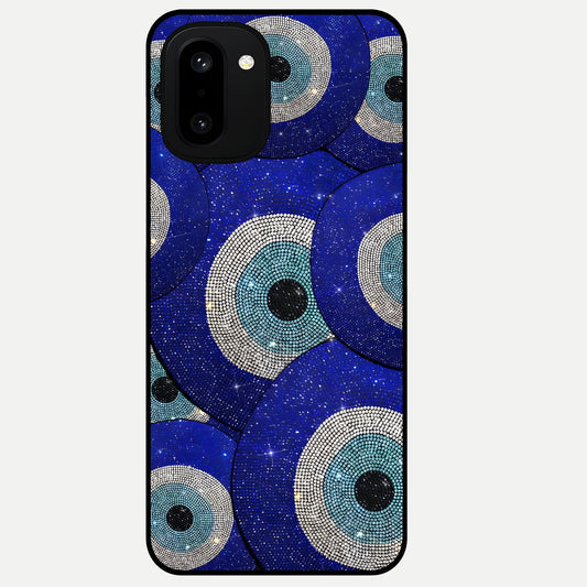  Galaxy Eye Flow Glass Case For Oneplus 15R back cover – full design glossy printed glass finish