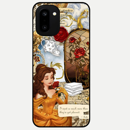 Golden Dream Belle Glass Case For Oneplus 15R back cover – full design glossy printed glass finish