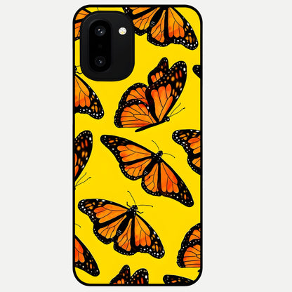  Golden Wing Flight Glass Case For Oneplus 15R back cover – full design glossy printed glass finish