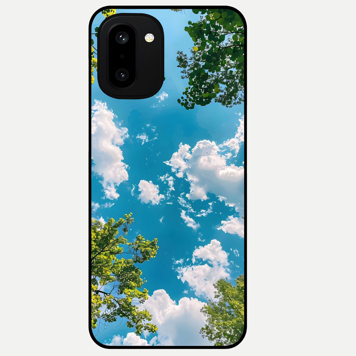  Green Moon Energy Glass Case For Oneplus 15R back cover – full design glossy printed glass finish
