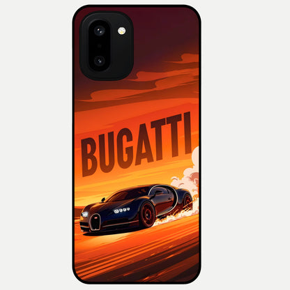  Inferno Bugatti Storm Glass Case For Oneplus 15R back cover – full design glossy printed glass finish