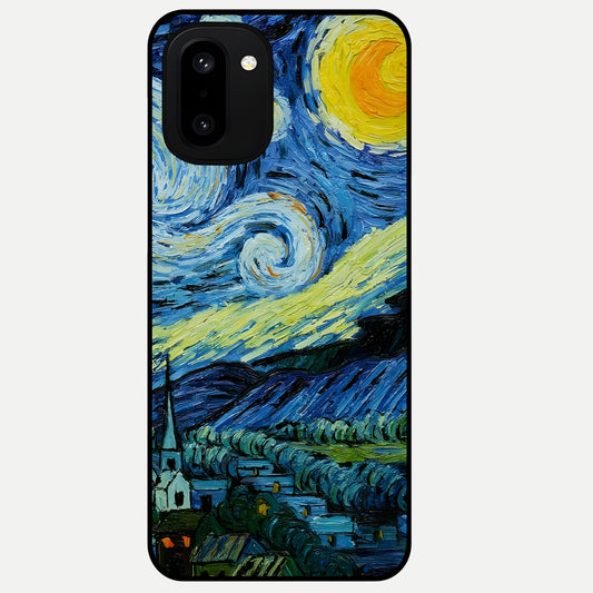  Inspired Van Gogh Art Glass Case For Oneplus 15R back cover – full design glossy printed glass finish