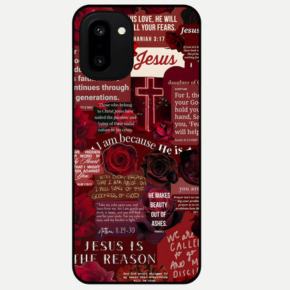  Jesus Love Heals Glass Case For Oneplus 15R back cover – full design glossy printed glass finish