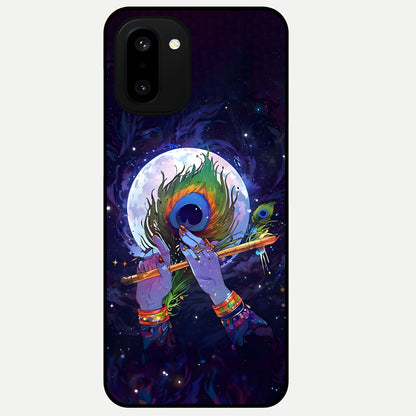  Krishna Hands Art Glass Case For Oneplus 15R back cover – full design glossy printed glass finish