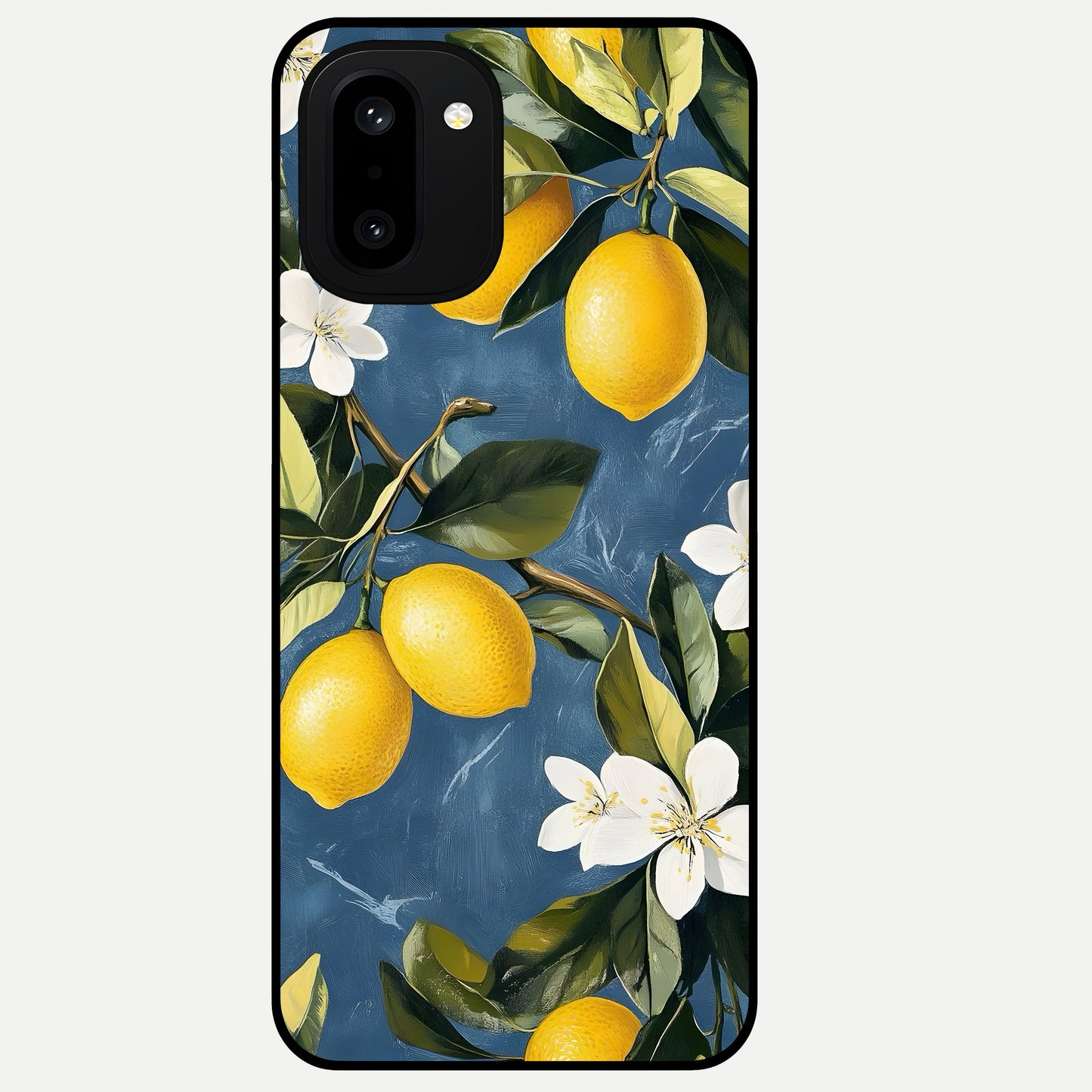  Lemon Dream Garden Glass Case For Oneplus 15R back cover – full design glossy printed glass finish