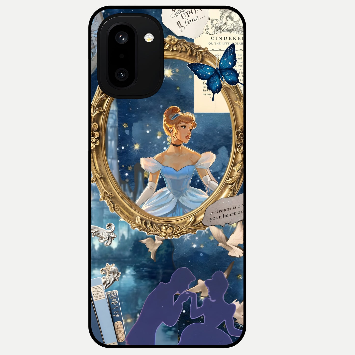  Midnight Queen Glass Case For Oneplus 15R back cover – full design glossy printed glass finish
