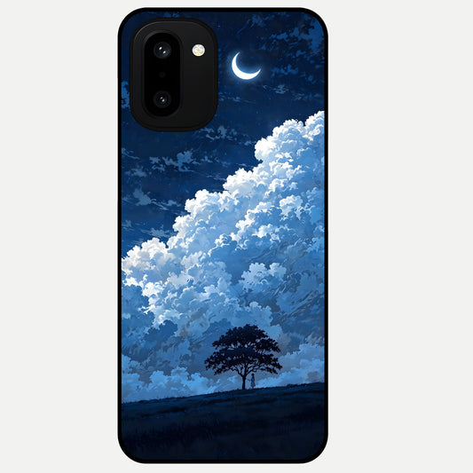  Midnight Sky Serenity Glass Case For Oneplus 15R back cover – full design glossy printed glass finish