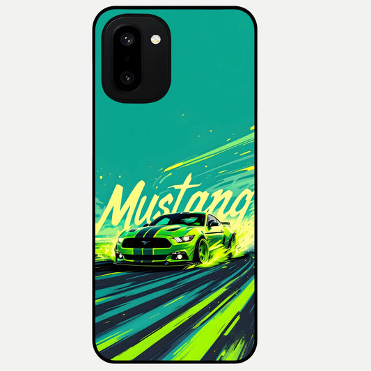  Mustang Bang Glass Case For Oneplus 15R back cover – full design glossy printed glass finish