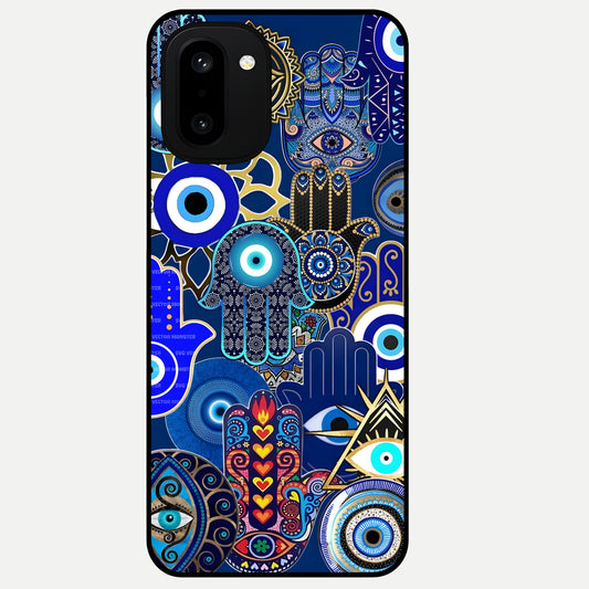  Mystic Palm Guard Glass Case For Oneplus 15R back cover – full design glossy printed glass finish