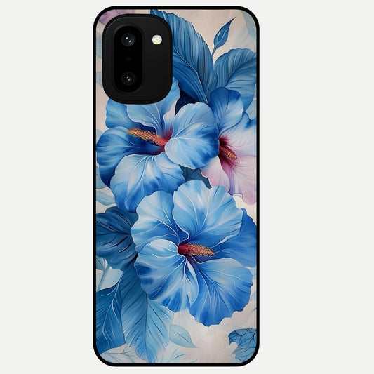  Ocean Hibiscus Grace Glass Case For Oneplus 15R back cover – full design glossy printed glass finish
