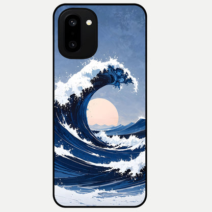  Rising Tide Power Glass Case For Oneplus 15R back cover – full design glossy printed glass finish