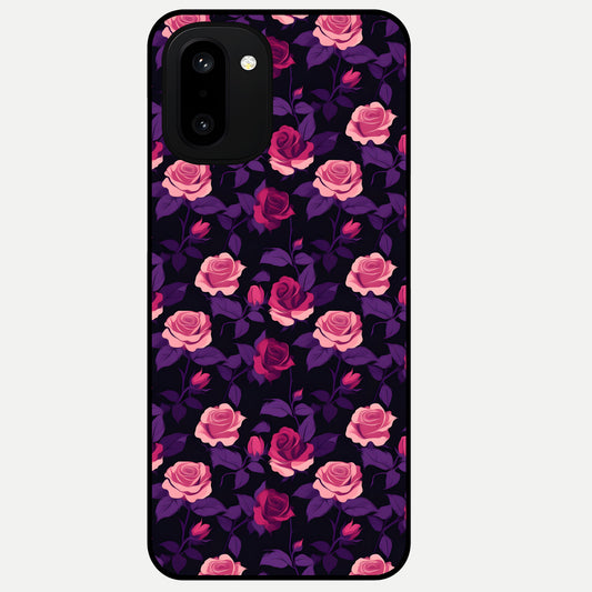  Rose Garden Twilight Glass Case For Oneplus 15R back cover – full design glossy printed glass finish