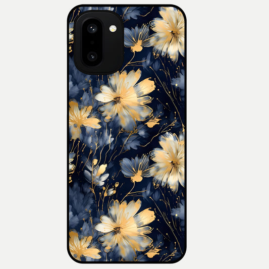  Royal Petal Dream Glass Case For Oneplus 15R back cover – full design glossy printed glass finish