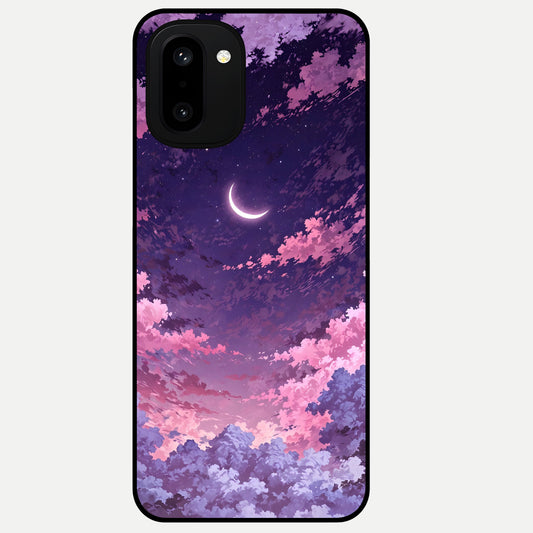  Sky Drift Clouds Glass Case For Oneplus 15R back cover – full design glossy printed glass finish