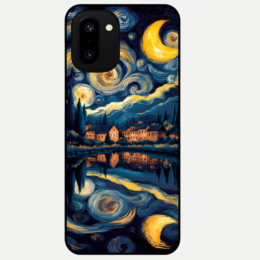  Starry Sky Serenity Glass Case For Oneplus 15R back cover – full design glossy printed glass finish
